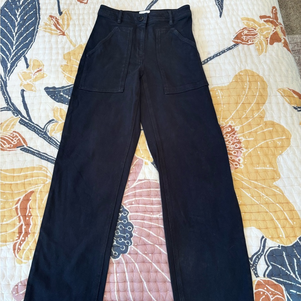 Black High-Waisted Pants